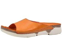 Andrea Conti Damen Pantolette Leder breiter Riemen sportliche Laufsohle 0529610, Größe:36 EU, Farbe:Orange