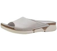 Andrea Conti Damen Pantolette Leder breiter Riemen sportliche Laufsohle 0529610, Größe:37 EU, Farbe:Weiß