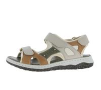 Andrea Conti Damen Sandale, Khaki Kombi, 40 EU