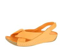 Andrea Conti Damen Sandalette Sandale, apricot, 39 EU