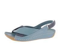 Andrea Conti Damen Sandalette Sandale, Infinity Blue/d.blau, 40 EU