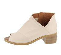 Andrea Conti Damen Sandalette Sandale mit Absatz, Creme, 37 EU