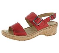 Andrea Conti Damen Sandalette Sandale mit Absatz, rot, 40 EU