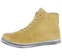 Andrea Conti Damen Schnürboots High Top Leder 0341500, Größe:42 EU, Farbe:Gelb