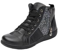 Andrea Conti Damen Schnürer Sneaker, schwarz/Silber, 40 EU