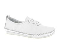 Andrea Conti Damen Schnürer Sneaker, Weiß, 38 EU