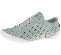 Andrea Conti Damen Schnürschuh Halbschuh Leder Sneaker mit Perforierung 0345767, Größe:37 EU, Farbe:Grün