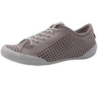 Andrea Conti Damen Schnürschuh Halbschuh Leder Sneaker mit Perforierung 0345767, Größe:42 EU, Farbe:Grau