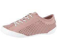 Andrea Conti Damen Schnürschuh Leder Halbschuh bequem geschwungene Sohle 0345767, Größe:38 EU, Farbe:Rosa