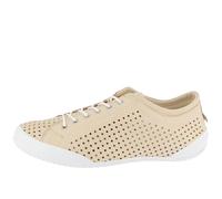 Andrea Conti Damen Schnürschuh Leder Halbschuh Sommerfarbe weich leicht 0345767, Größe:37 EU, Farbe:Beige
