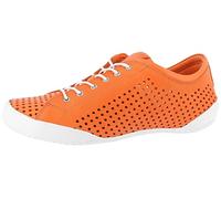 Andrea Conti Damen Schnürschuh Leder Halbschuh Sommerfarbe weich leicht 0345767, Größe:40 EU, Farbe:Orange