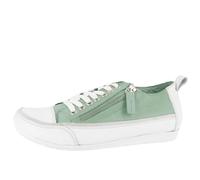 Andrea Conti Damen Schuhe Halbschuh Low Top Sneaker lässig Sommerfarbe 0345911, Größe:38 EU, Farbe:Grün