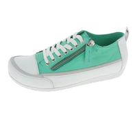 Andrea Conti Damen Schuhe Halbschuh Low Top Sneaker lässig Sommerfarbe 0345911, Größe:42 EU, Farbe:Grün