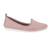 Andrea Conti Damen Slipper 0027449 Ballerina Mokassins bequem flexibel trendy, Größe:41 EU, Farbe:Rosa
