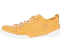 Andrea Conti Damen Slipper Halbschuh bequem sportlich Stretcheinsatz 0345724, Größe:41 EU, Farbe:Gelb