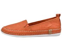 Andrea Conti Damen Slipper Leder bequem sportlicher Look Stretcheinsatz 0024819