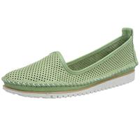 Andrea Conti Damen Slipper Leder Klassische Form mit luftigen Löchern 0021714
