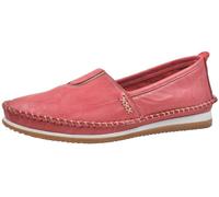 Andrea Conti Damen Slipper Mokassin aus sehr weichem Leder 1887801, Größe:41 EU, Farbe:Pink