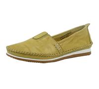 Andrea Conti Damen Slipper Mokassins Leder 1887801, Größe:38 EU, Farbe:Grün