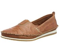 Andrea Conti Damen Slipper Mokassins Leder 1887801, Größe:42 EU, Farbe:Braun