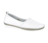 Andrea Conti Damen Slipper, weiß/grau, 40 EU