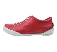 Andrea Conti Damen Sneaker Halbschuh Schnürschuh Leder 0340559, Größe:42 EU, Farbe:Rot
