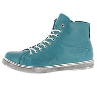 Andrea Conti Damen Sneaker High Top Schnürboots 0341500, Größe:38 EU, Farbe:Grün