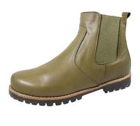 Andrea Conti Damen Stiefelette Boot Reißverschluss Profilsohle lässig 0342818, Größe:41 EU, Farbe:Grün