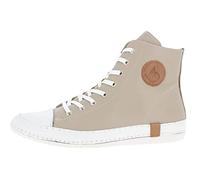 Andrea Conti Damen Stiefelette High Top Sneaker Boot Coole Applikationen 0025902, Größe:40 EU, Farbe:Grau