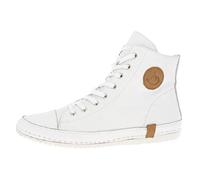 Andrea Conti Stiefelette High-Top Sneaker 0025902 lässig mit Highlights Damen Weiß Größe 37