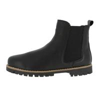 Andrea Conti Damen Stiefelette Leder Chelsea Boot mit losen Einlagen 0340229, Größe:38 EU, Farbe:Schwarz