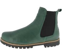 Andrea Conti Damen Stiefelette Leder Chelsea Boot mit losen Einlagen 0340229, Größe:40 EU, Farbe:Grün