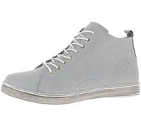 Andrea Conti Damen Stiefelette Leder High Top Sneaker Reißverschluss 0348734, Größe:37 EU, Farbe:Grau