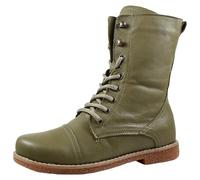 Andrea Conti Damen Stiefelette Leder Schnürboot 0348760, Größe:41 EU, Farbe:Grün