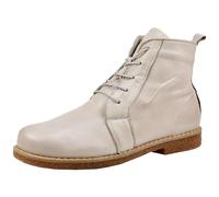 Andrea Conti Damen Stiefelette Leder Schnürboot Krepp Crepe Sohle 0344616, Größe:41 EU, Farbe:Grau