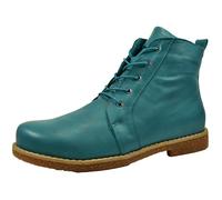Andrea Conti Damen Stiefelette Leder Schnürboot Krepp Laufsohle 0348718, Größe:38 EU, Farbe:Blau