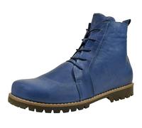 Andrea Conti Damen Stiefelette Leder Schnürboot Profilsohle 0342828, Größe:38 EU, Farbe:Blau