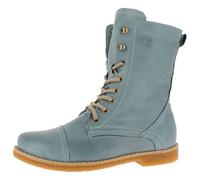 Andrea Conti Damen Stiefelette Schnürboot Leder 0348760, Größe:41 EU, Farbe:Blau