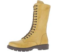 Andrea Conti Damen Stiefelette Schnürstiefel moderne Farben lässig Trend 0022823, Größe:40 EU, Farbe:Gelb