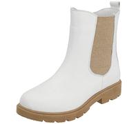 Andrea Conti Damen Women's Boots Mode Stiefel, Weiß, 40 EU