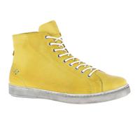 Andrea Conti Damen Sneaker High Top Schnürboots 0341500, Größe:38 EU, Farbe:Gelb