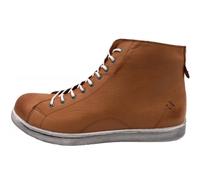 Andrea Conti Sneaker High 0341500 Damen – Schnürboots mit Reißverschluss – Cognac Braun Größe 41