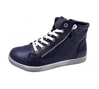 Andrea Conti High Top Sneaker Dunkelblau - Größe: 37