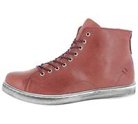 Andrea Conti Schuhe Sneaker High 0341500 Damen Schnürboots mit Reißverschluss Rot Größe 38