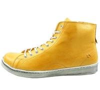 Andrea Conti Schnür-Boots 0341500 High-Top Sneaker Schnürstiefelette, Größe:41 EU, Farbe:Gelb