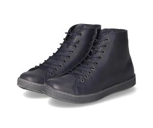 Andrea Conti Schnürstiefeletten - Gr. 42 - Blau - Glattleder
