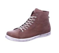 Andrea Conti Sneaker high 0341500 Damen Schnürboots mit Reißverschluss, Größe:37 EU, Farbe:Braun