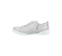 Schnürschuh ANDREA CONTI "Andrea Conti Halbschuhe Leder", Damen, Gr. 36, hellgrau, Leder, Schuhe Schnürschuh (56195862-36) hellgrau