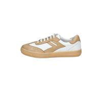 Andrea Conti Damen Low Top Freya Sneaker, weiß/Camel, 38 EU