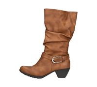 Stiefel ANDREA CONTI, Damen, Gr. 39, braun (cognac), Lederimitat, Schuhe (29935146-39) cognac
